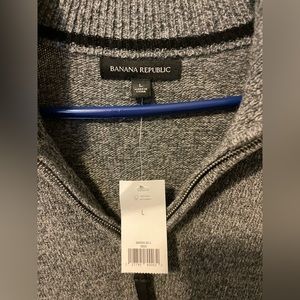 Mens half zip sweater Banana Republic